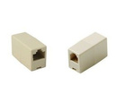 Network cable connector - RJ45 plug connector - adapter - gold-plated plugs