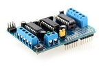 Shield of the L293D controller for 4x DC or 2x stepper motors.