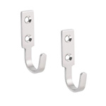 Hook 2 pcs - Trinket hanger 65mm - silver single - Holder