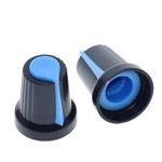 Gałka do Potencjometru - oś 6mm - wys. 17mm - pokrętło Blue 1 szt