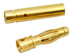 Wtyki GOLD - 4mm - para - konektory - złacza prądowe