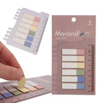 Indexing tabs - pastel - 6 colors - self-adhesive sticky notes