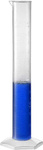 Plastic graduated 100ml menzies - Measuring cylinder with base