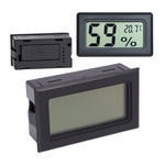 FY-11 LCD Thermometer And Hygrometer In Case - Digital Humidity Meter
