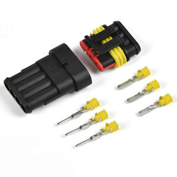 Superseal 3 PIN connector set - plug+socket 3PIN - hermetic connector - sealed