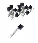 Transistor BC557B - 10 pcs - bipolar PNP transistor 0,1A 45V - TO-92
