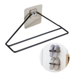 Self-adhesive flip-flop holder - black - Wall flip-flop hanger