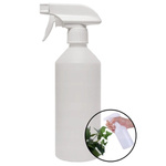 Bottle 500ml - with atomizer - spray bottle - white