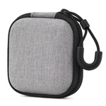 Etui Na Słuchawki Pokrowiec Case 85x85x35mm Szary Pudełko Z Siatką