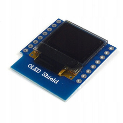 OLED display 0.66' 64x48 on I2C - SSD1306 - white for Wemos D1 mini ESP8266