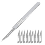 Set - Surgical blade 10 pcs- scalpel type 11- scalpel handle
