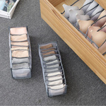 Linen organizer - 7 compartments - drawer insert - folding - fabric