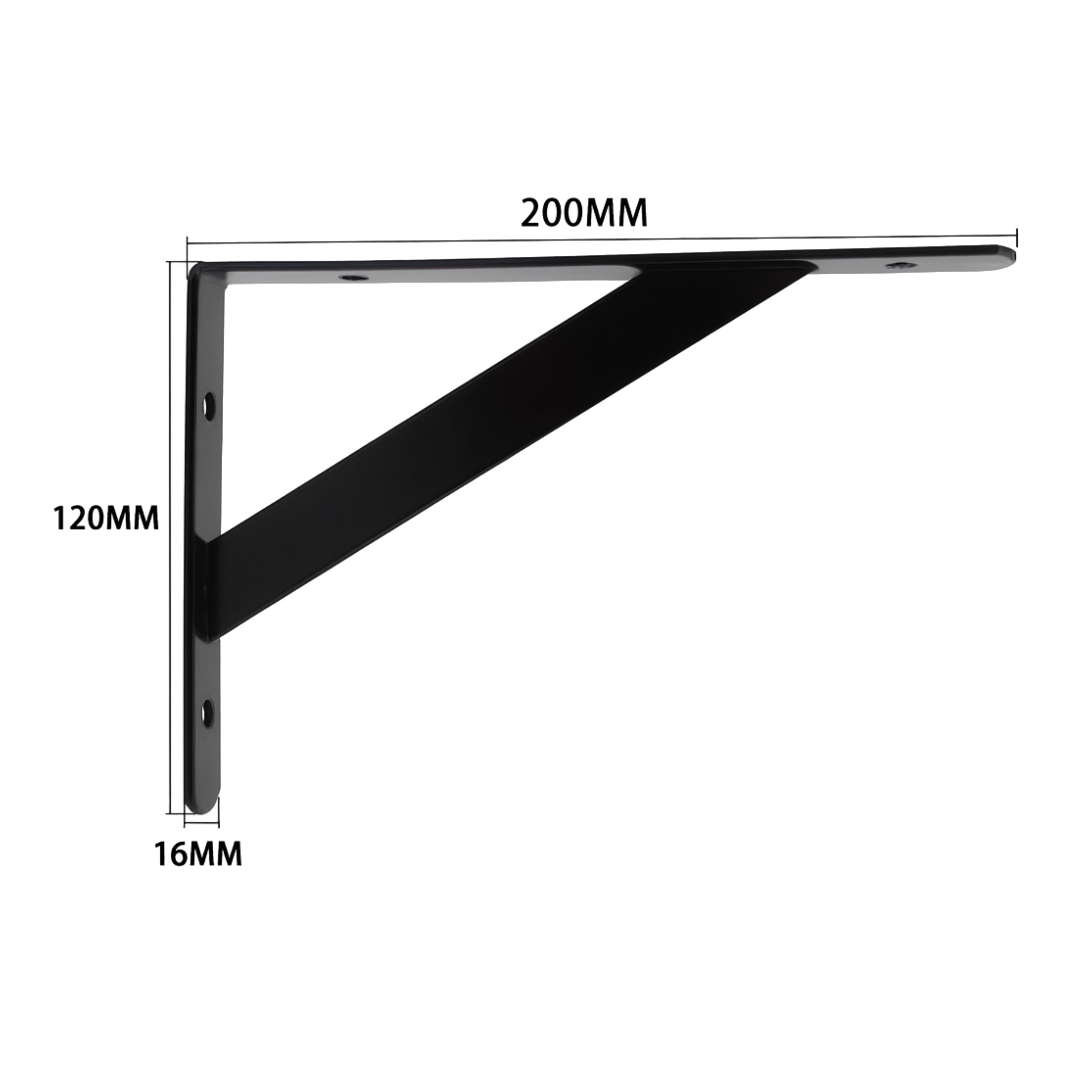 Wspornik pod półkę – zbliżenie krawędzi