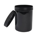 PP Screw-On Container - 500ml - Black - Round