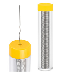 Cyna z topnikiem w fiolkach 10g 1mm - 2.7m