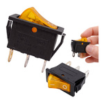 Key switch KCD3-101N - ON/OFF - 3 PIN - yellow