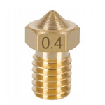 Nozzle 0.4mm M6 - Filament 1.75mm - H12.5mm - small cone - RepRap E3D V5 V6