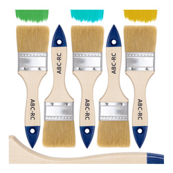 Pędzel drewniany - 90mm - płaski - malarski - uniwersalny