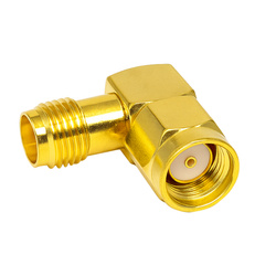 Angle transition - SMA jack to RP-SMA plug - adapter 1 pc