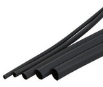 Heat shrinkable tubing Ø16mm 1mb - black - flexible - silicone