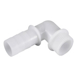Kolanko 1" - 25,5cm - złącze węża - białe Kolanko - Złącze Hydrauliczne