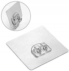Self-adhesive hanger type A - 7.2x7.2cm single - wall bracket