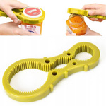 Rubber opener for jars and bottles 3-in-1