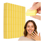 Polishing Block Mini Nail Sponge Blocks 50pcs Yellow3.5x2.50x1cm