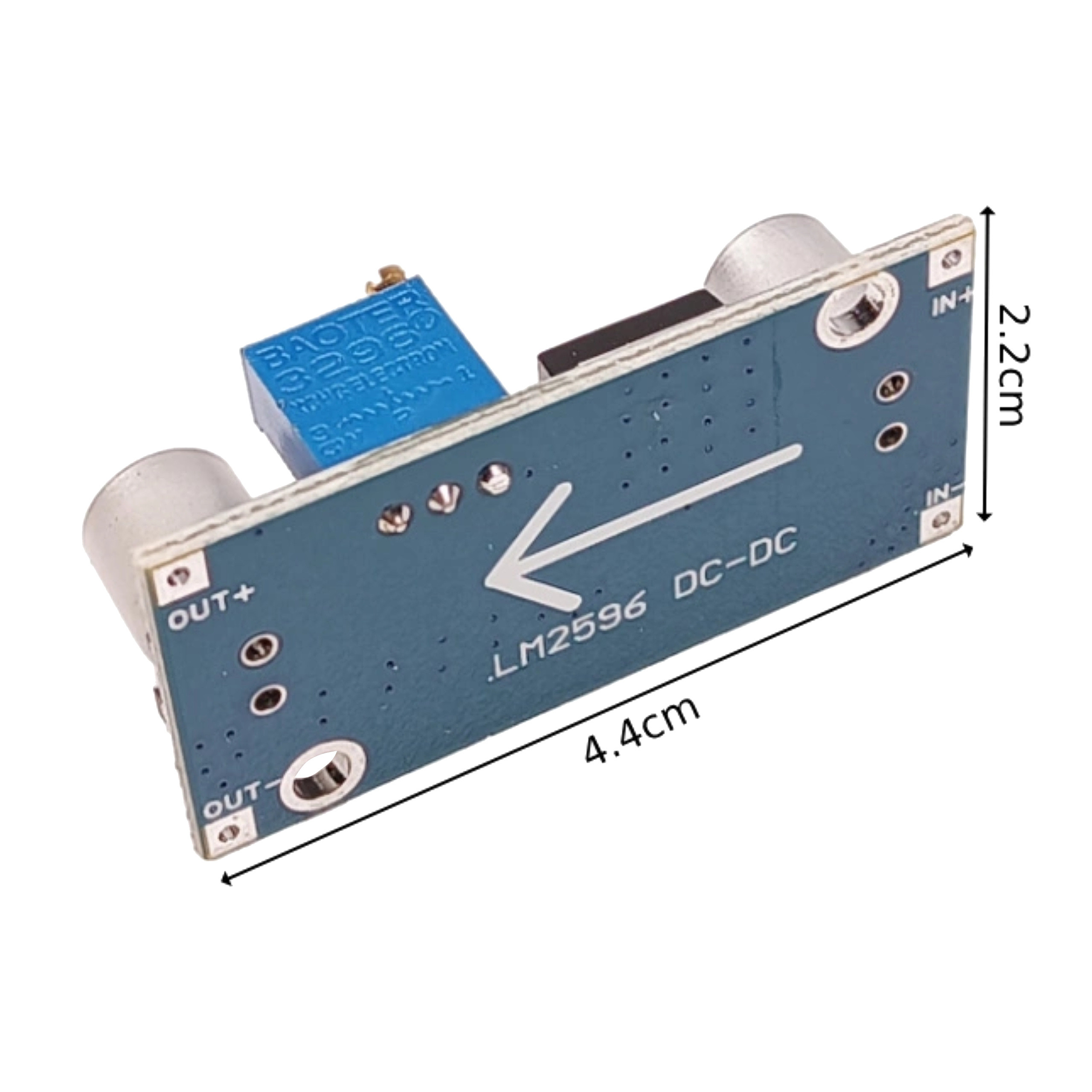 Przetwornica LM2596 3A - szczegóły układu
