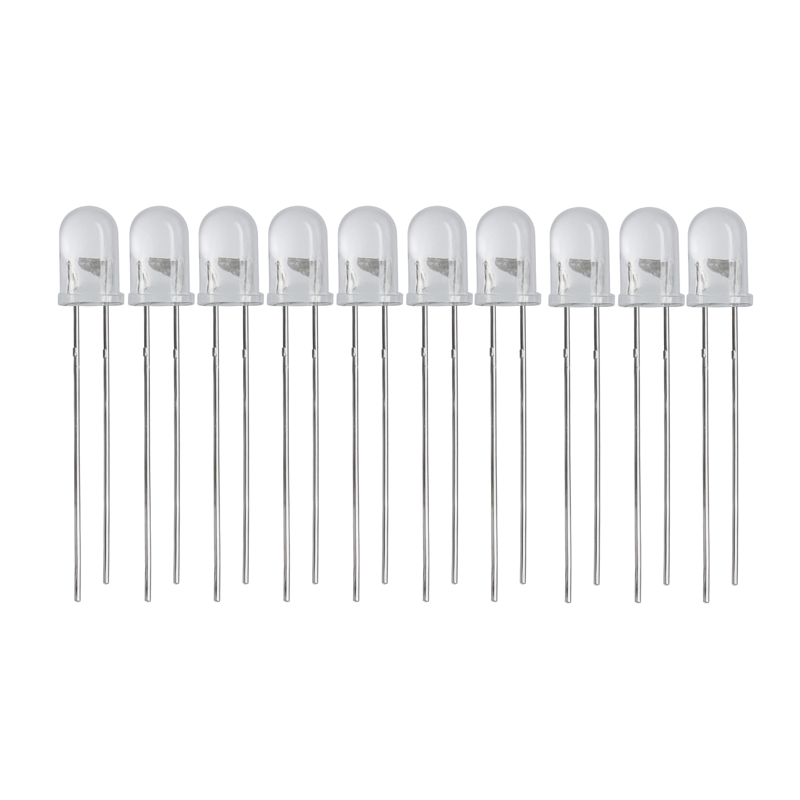 Dioda LED 3mm żółta - clear 20mA - 588-590nm