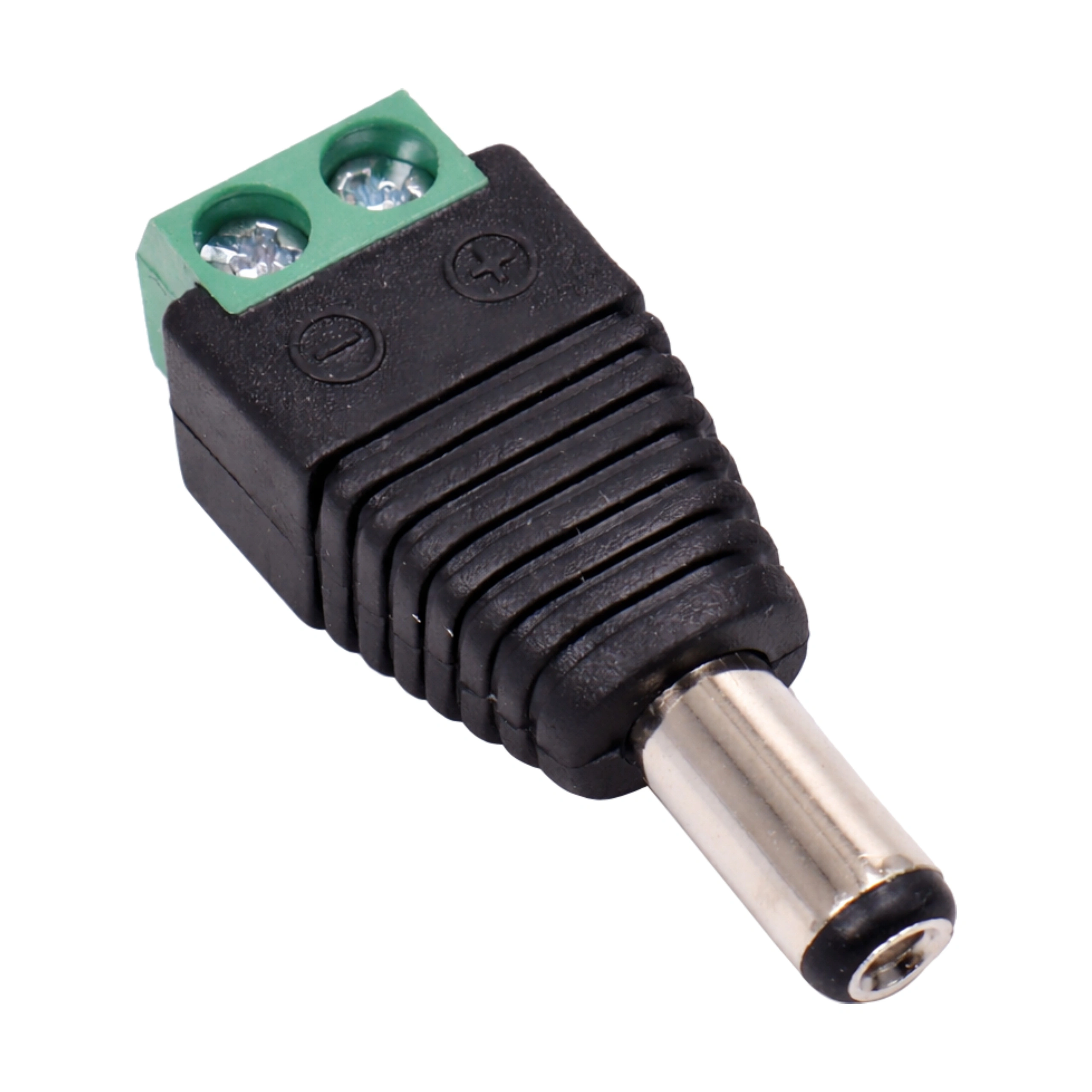 Wtyk DC 2,1 x 5,5 mm z zaciskami montażowymi