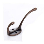 Double wall hanger - brown - WT-002 - Metal coat hook