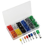 Set of 1200pcs - Connectors and cable lugs with insulation