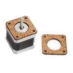 Cork shock pad for NEMA17 stepper motor - insulation.