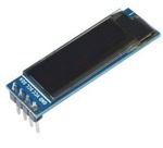 OLED blue display 0.91' 4P 128x32 on I2C - SSD1306 - Arduino
