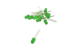 5mm green diffusion LED 20mA - 10 pieces