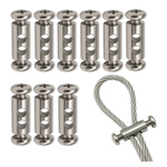Steel Cable Fixing - Type E 5.9x10mm - Steel Cable Clamp 10pcs