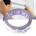 Self-adhesive metal tape - 2 meters - white - measuring tape - tape measure