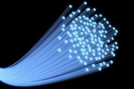 Fiber optic cable 0.5mm - for creating decorations, lighting - 1mb