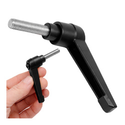 Dźwignia zaciskowa M6 z śrubą 25mm-  rękojeść nastawna