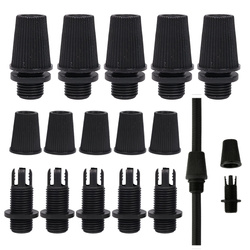 Cable Lock with Thread - Black - For 6.5mm Cable - Cable Clamp - 10pcs
