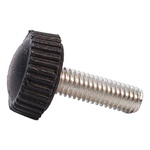 Knurled knob M4x16mm - knob, bakelite head screw