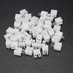 Micro JST 2 pin connector - 1.25mm raster - male - connector without cable - set of 10 pieces