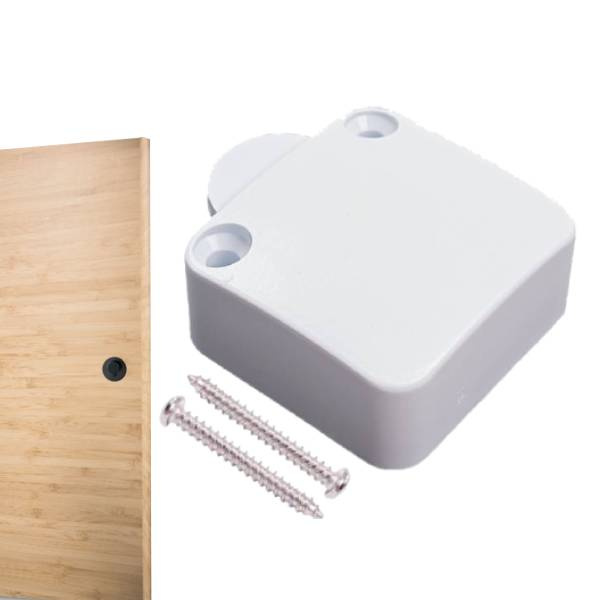 Włącznik do drzwi meblowy LED 250V 2A - obudowa biała