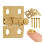 Zawias mosiężny 10x8mm - mini zawias modelarski - do zabawek i szkatułek