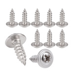 Washer screw 1.7x5mm - Sheet metal screw - 10 pcs - flat head - PWA1.7X5X5