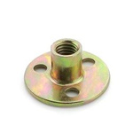 M10 lock nut with flange - 3-hole