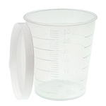 Measuring cup 30ml - Plastic container with lid - resealable