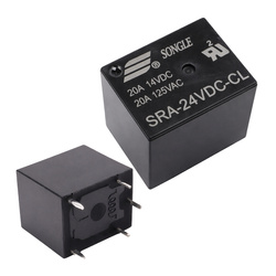 SONGLE SRA-24VDC-CL 20A - 24V - 5PIN T74 power relay - 14VDC 125VAC contacts