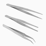 Set of Tweezers 3 pcs. - modeling peseta 00801 - tweezers - pliers